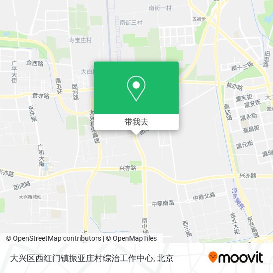 大兴区西红门镇振亚庄村综治工作中心地图