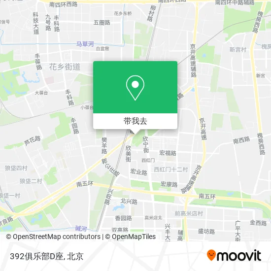 392俱乐部D座地图