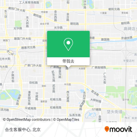 合生客服中心地图