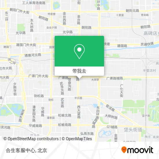 合生客服中心地图