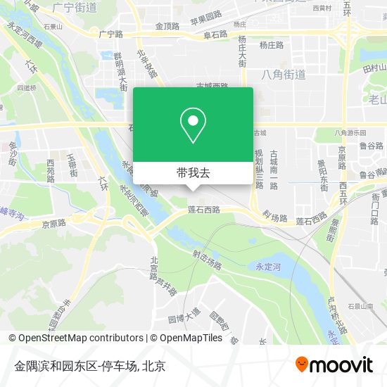 金隅滨和园东区-停车场地图