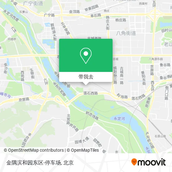 金隅滨和园东区-停车场地图