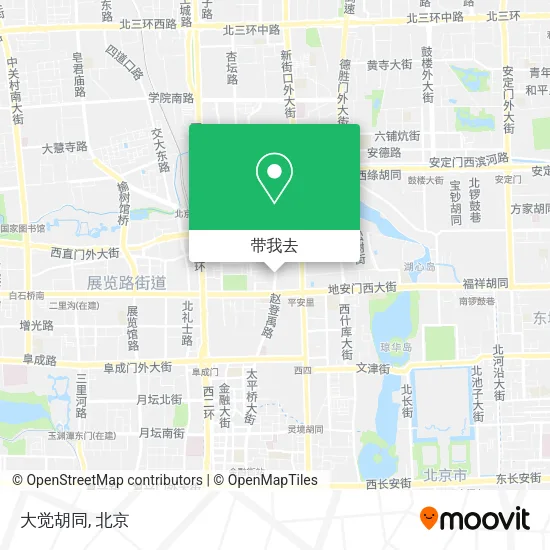 大觉胡同地图