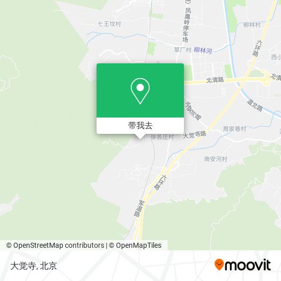 大觉寺地图