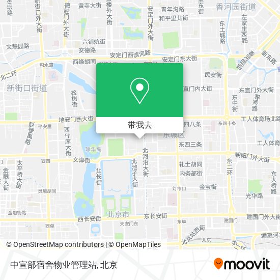 中宣部宿舍物业管理站地图