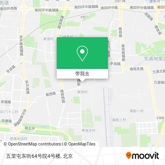 五里屯东街64号院4号楼地图
