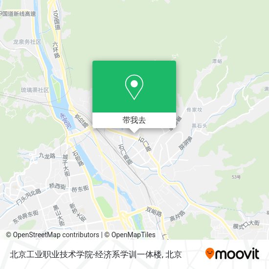 北京工业职业技术学院-经济系学训一体楼地图