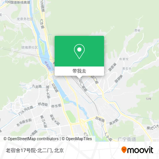 老宿舍17号院-北二门地图