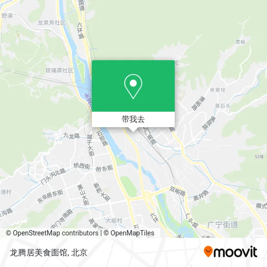 龙腾居美食面馆地图