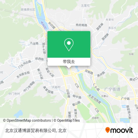 北京汉通博源贸易有限公司地图