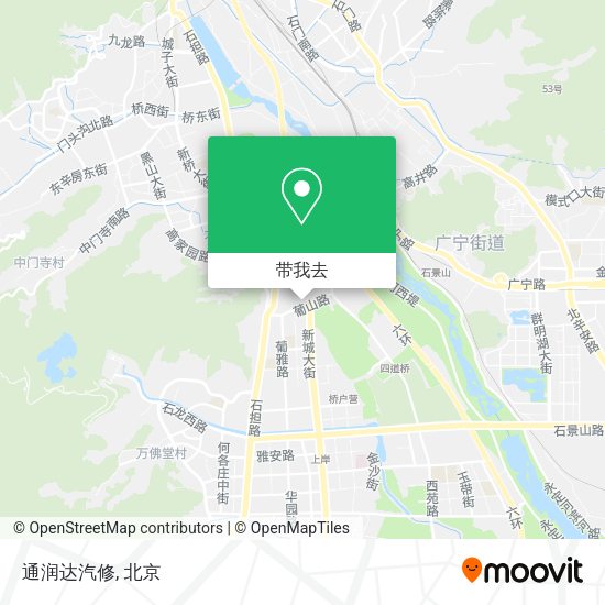 通润达汽修地图