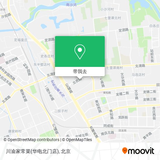 川渝家常菜(华电北门店)地图