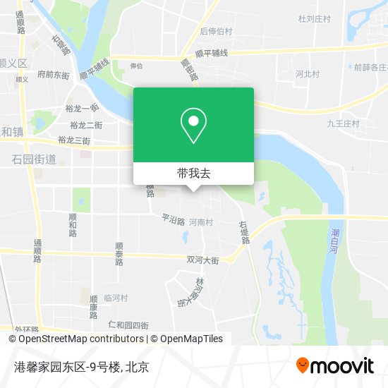 港馨家园东区-9号楼地图