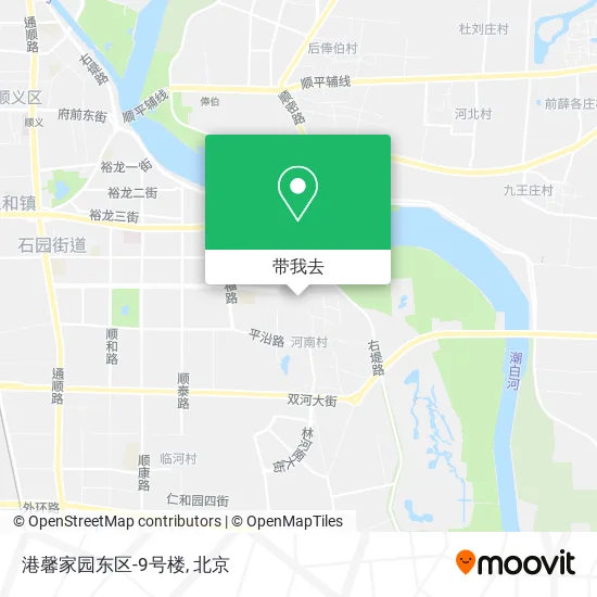 港馨家园东区-9号楼地图