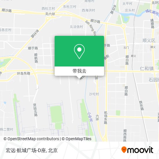 宏远·航城广场-D座地图