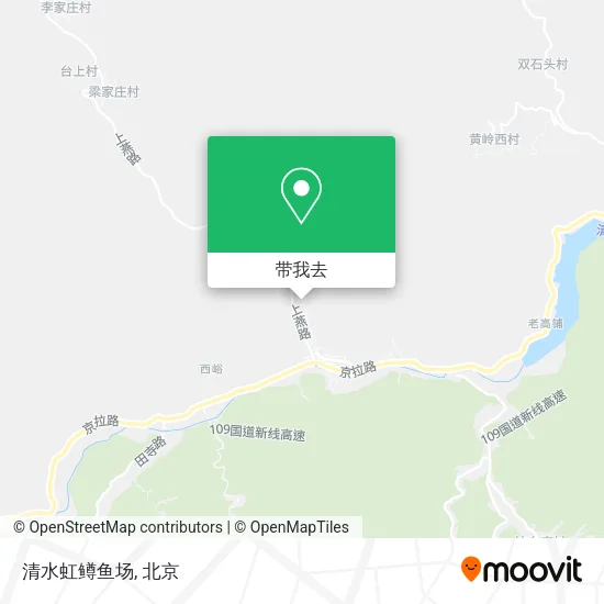 清水虹鳟鱼场地图