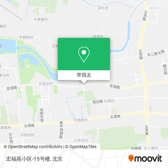 宏福苑小区-15号楼地图