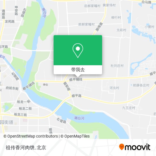 祖传香河肉饼地图