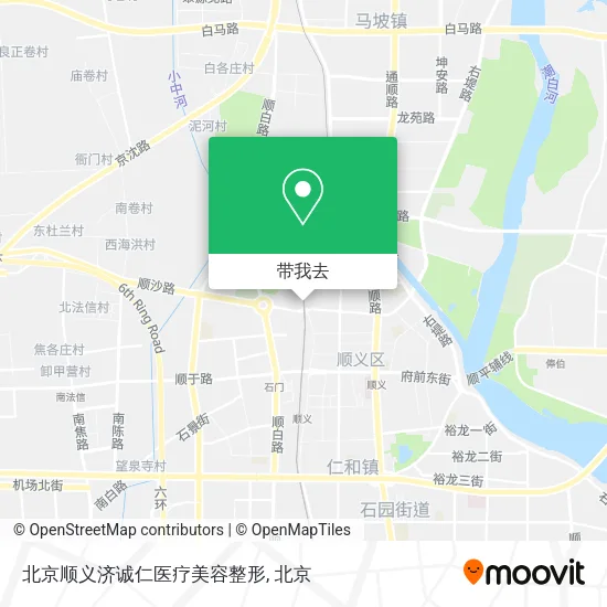 北京顺义济诚仁医疗美容整形地图