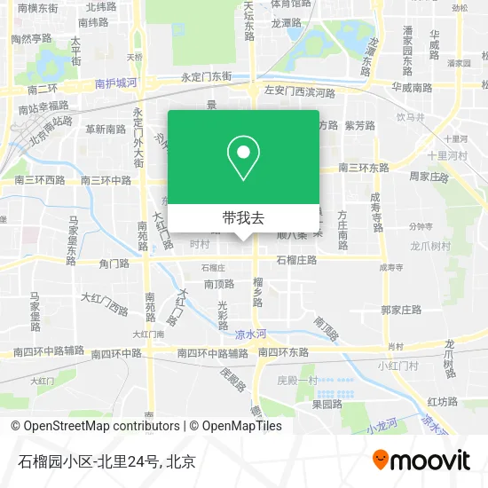 石榴园小区-北里24号地图