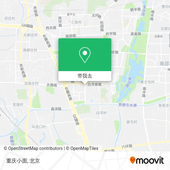 重庆小面地图