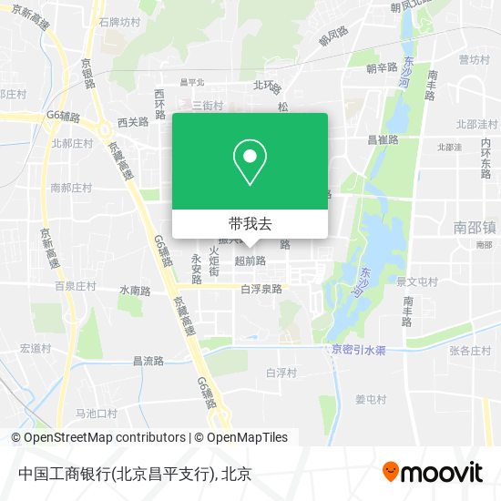 中国工商银行(北京昌平支行)地图