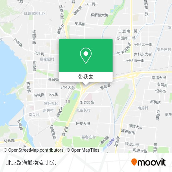 北京路海通物流地图