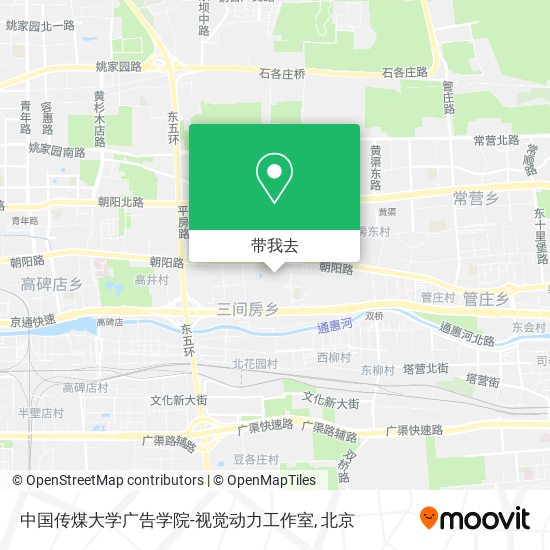 中国传煤大学广告学院-视觉动力工作室地图