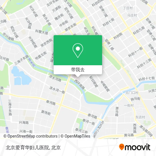 北京爱育华妇儿医院地图