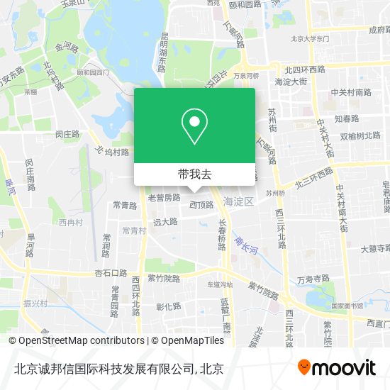 北京诚邦信国际科技发展有限公司地图