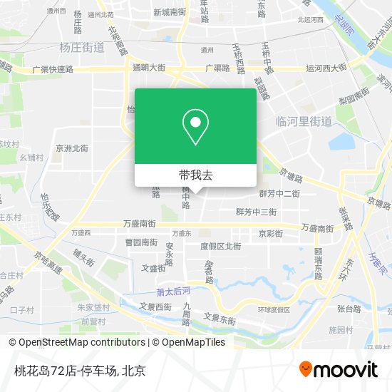 桃花岛72店-停车场地图