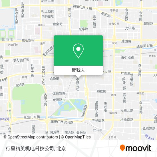 行星精英机电科技公司地图