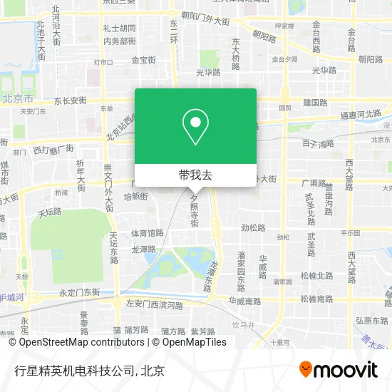 行星精英机电科技公司地图
