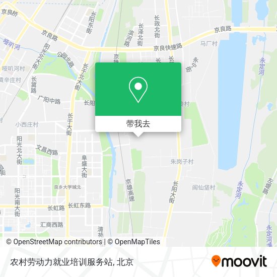 农村劳动力就业培训服务站地图