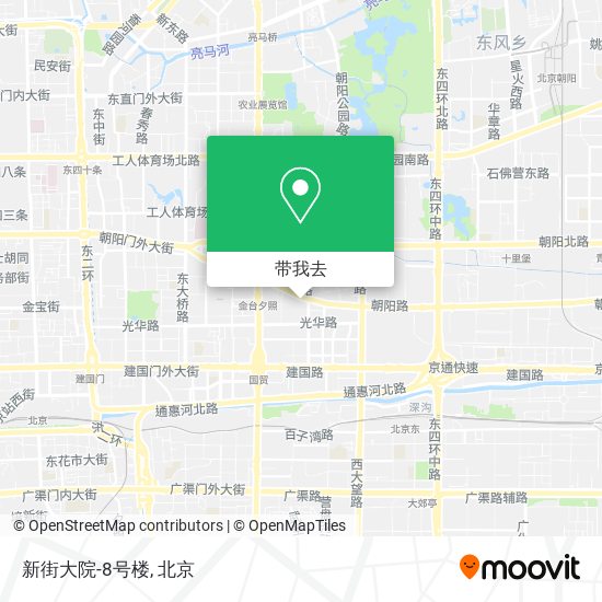 新街大院-8号楼地图