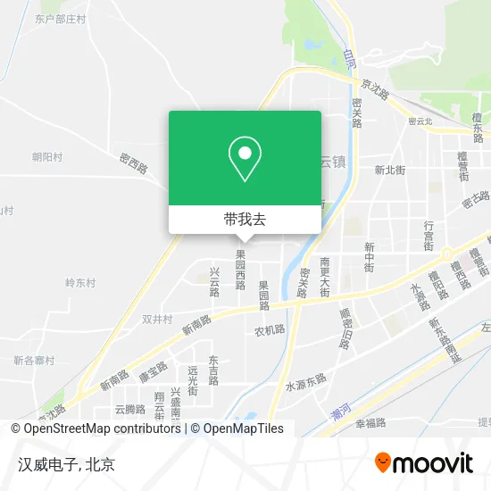 汉威电子地图