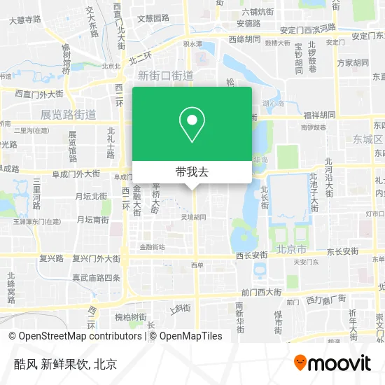 酷风 新鲜果饮地图