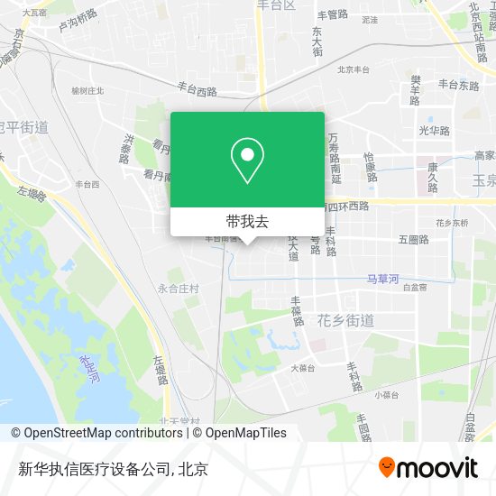 新华执信医疗设备公司地图