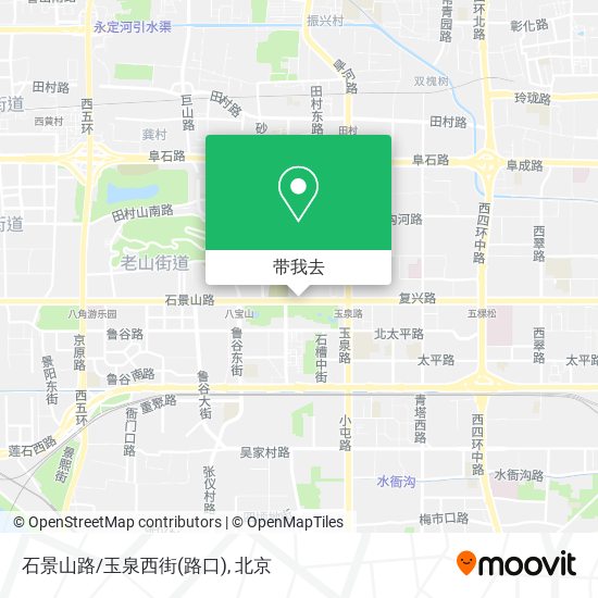 石景山路/玉泉西街(路口)地图