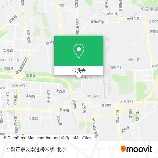 全聚正宗云南过桥米线地图
