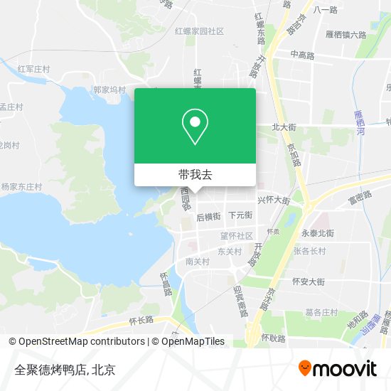 全聚德烤鸭店地图