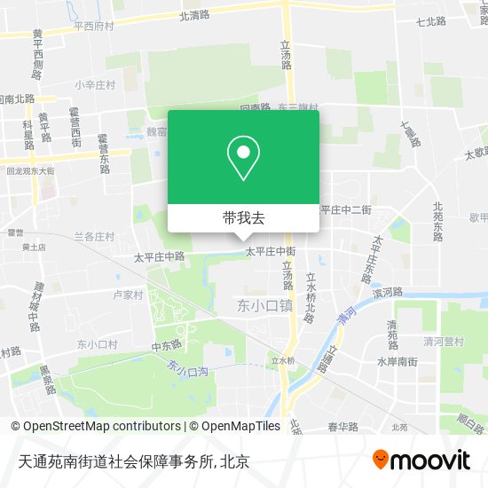 天通苑南街道社会保障事务所地图