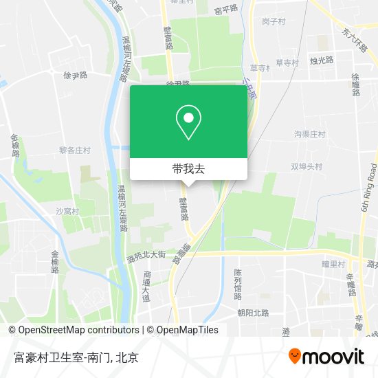 富豪村卫生室-南门地图