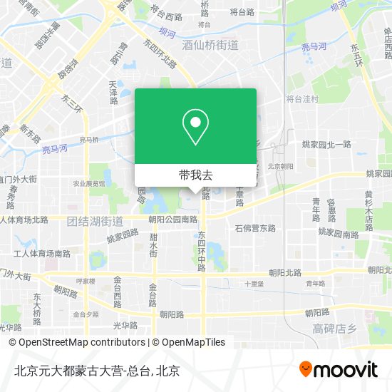 北京元大都蒙古大营-总台地图