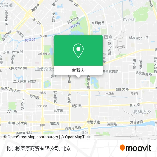 北京彬原原商贸有限公司地图