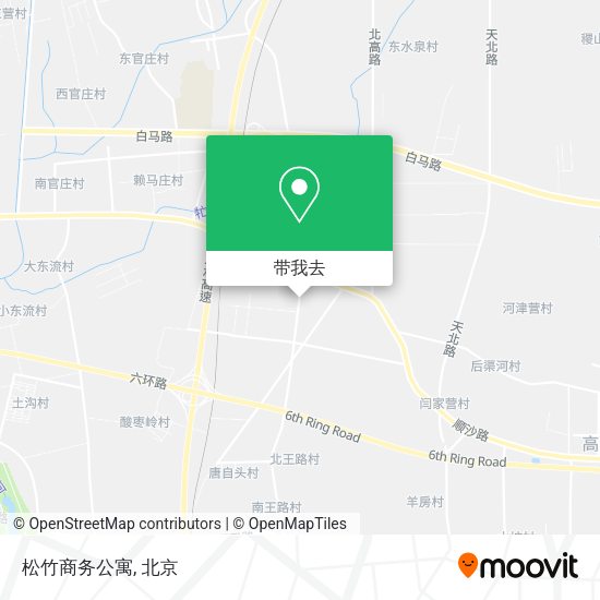 松竹商务公寓地图