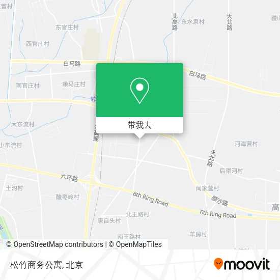 松竹商务公寓地图