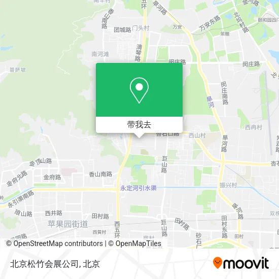 北京松竹会展公司地图