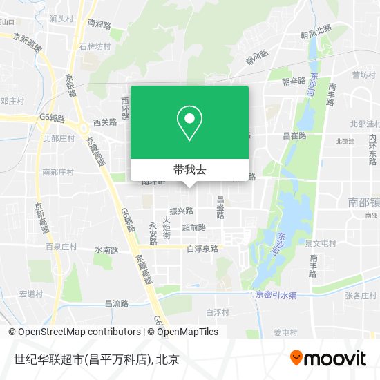 世纪华联超市(昌平万科店)地图