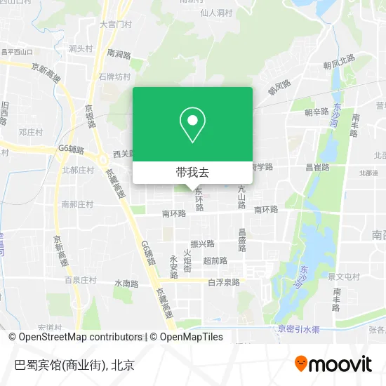 巴蜀宾馆(商业街)地图